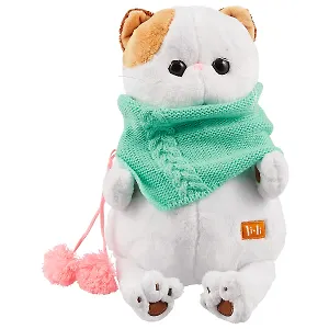 Игрушка мягкая Budi Basa, Лили в бирюзовом снуде, 27см