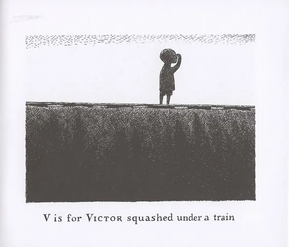 Книга Gashlycrumb Tinies (Edward Gorey) — 4