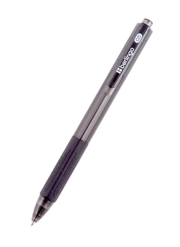 Гелевая ручка черная 0,5 мм, Triangle gel RT, Berlingo 2972259 — 1