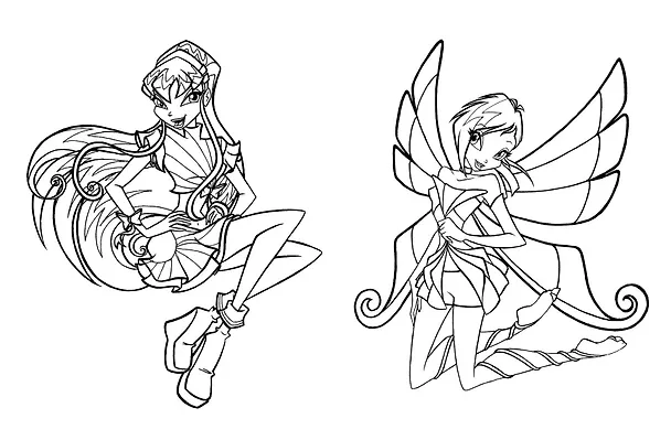 Книга Winx Club. Твори волшебство! Большая раскраска () — 12