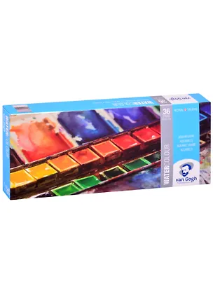 Краски акварельные Van Gogh 36цв, мет.кор., Royal Talens 261359