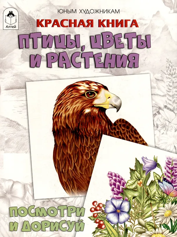 Книга Красная книга. Птицы, цветы и растения. Посмотри и дорисуй (Д. Рулев) — 1