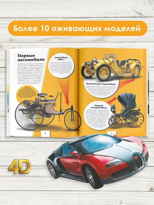 Книга Автомобили, самолеты, корабли. Твоя первая энциклопедия с дополненной реальностью (Вячеслав Ликсо) — 6