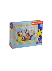 Пазл Castorland MIDI Три котенка 60эл. В-06762