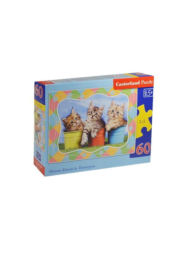 Пазл Castorland MIDI Три котенка 60эл. В-06762 2472181 — 1