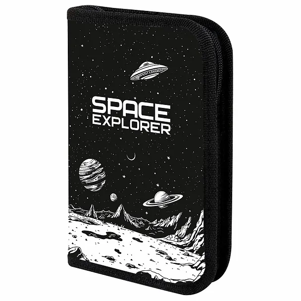 Пенал 1 отделение "Space invader" 19*11 см 3106011 — 1