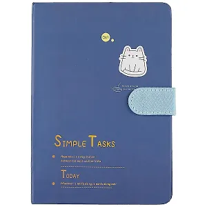 Блокнот с магнитной застежкой Котик Simple Tasks (256стр) (13х19)