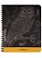 Тетрадь в клетку Unnika, "Коты и совы (графика)", 96 листов, в ассортименте — 245454 — 1