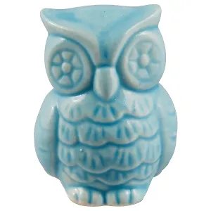 Фигурка Сова цветная (керамика) (5,5см)