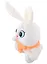 Мягкая игрушка "Заяц Лелик белый с шарфом" — 2937108 — 2