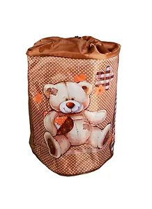 Мешок для спорт.одежды и обуви 41*33*21 "МОЙ МИШКА" круглое дно, полиэстер, Феникс