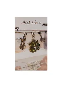 Кулон Мышка (QA-331) (2см) (1шт.) (упаковка)