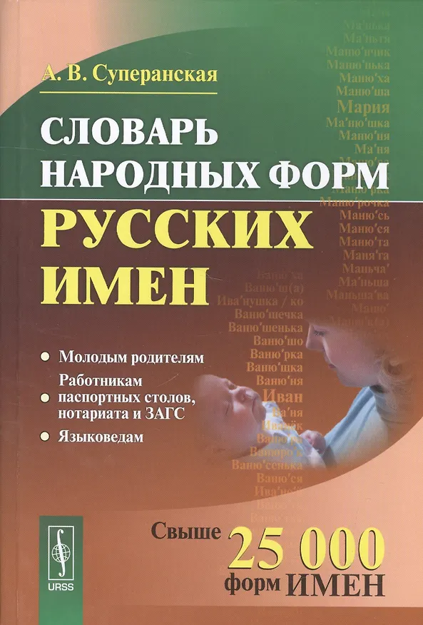 Книга Словарь народных форм русских имен. Издание стереотипное (Александра Суперанская) — 1