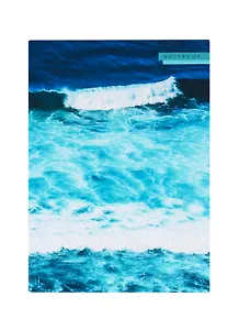 Книга для записей А5 80л кл. "Морской мотив" интегр.переплет, глянц.ламинация