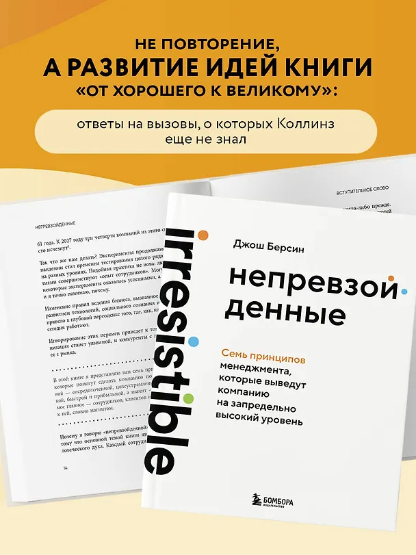 Книга Непревзойденные. Семь принципов менеджмента, которые выведут компанию на запредельно высокий уровень (Джош Берсин) — 7
