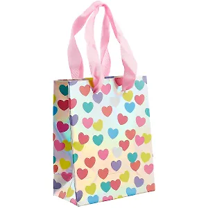 Пакет А6 14,5*11,5*6 "Сердечко" жен., бум.мат.ламинат