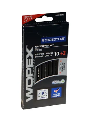 Карандаш Staedtler, Wopex Black, чернографитный HB 234901