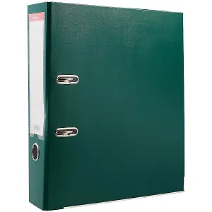 Папка архивная 70мм А4 "Business" арочн.механизм, зеленый