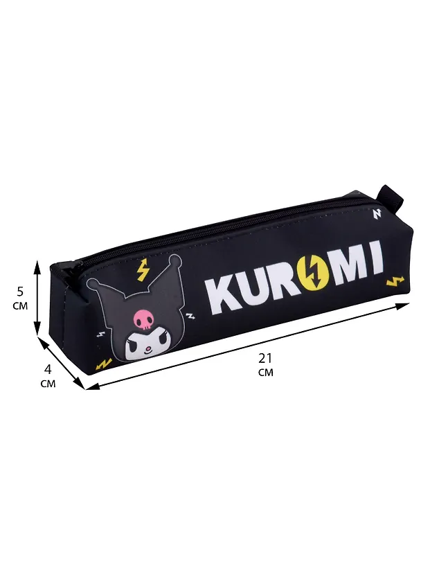 Пенал-косметичка объемный "Kuromi", черно-желтый 2969040 — 3