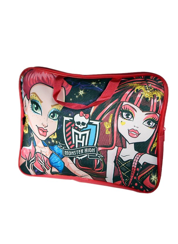 Сумка молодежная 260*350*4мм "Мonster high" с ручками текстиль, стразы, ручки, Centrum 230739 — 1
