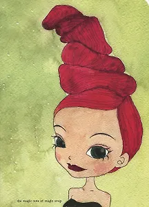 Тетрадь для записей А5 "Очаровательная Шаа" (Оранжевая корова)