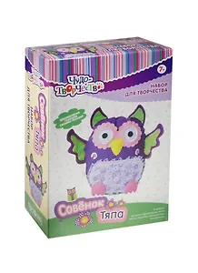 Набор для творчества Оригами Чудо-Творчество Декоративная подушечка Совенок Тяпа арт. 01770