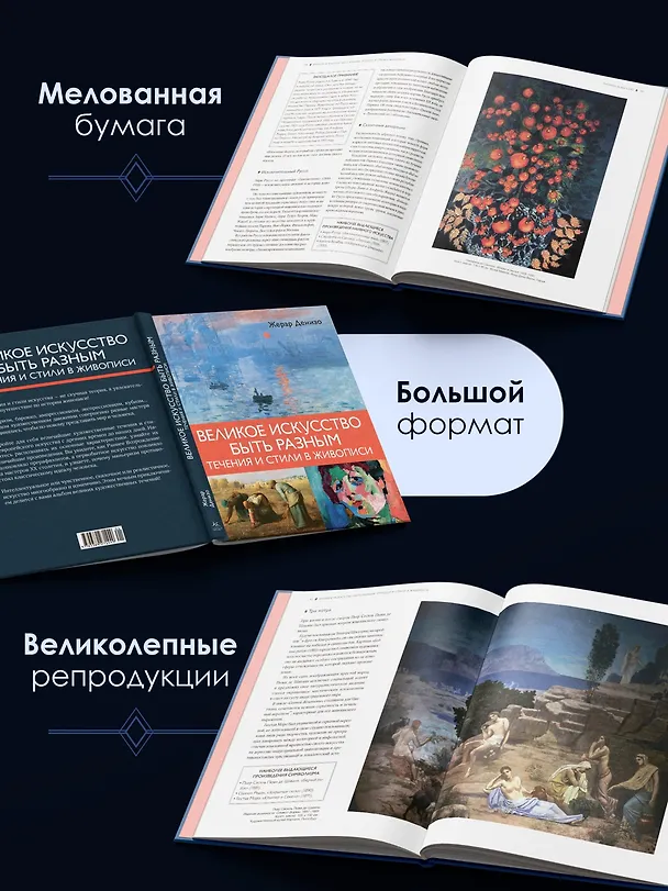 Книга Великое искусство быть разным. Течения и стили в живописи (Жерар Денизо) — 9