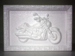 Рельефная раскраска Байк (12х18) 2253404
