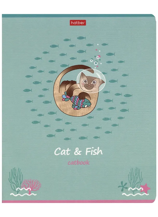 Тетрадь общая «Catbook» в ассортименте, 48 листов в линейку, А5 - Hatber 2940290 — 6