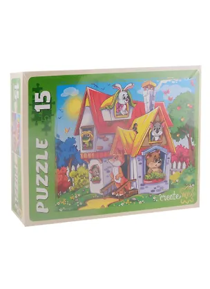 Пазл Теремок Рыжий кот Макси-пазлы 15 элементов  ПУ15-0593 2794781