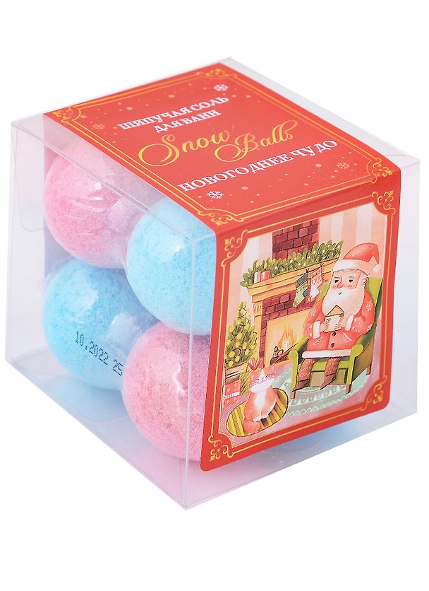 Новогодний набор бомбочек Новогоднее чудо (8х20г) (ПВХ бокс) 2956800 — 1