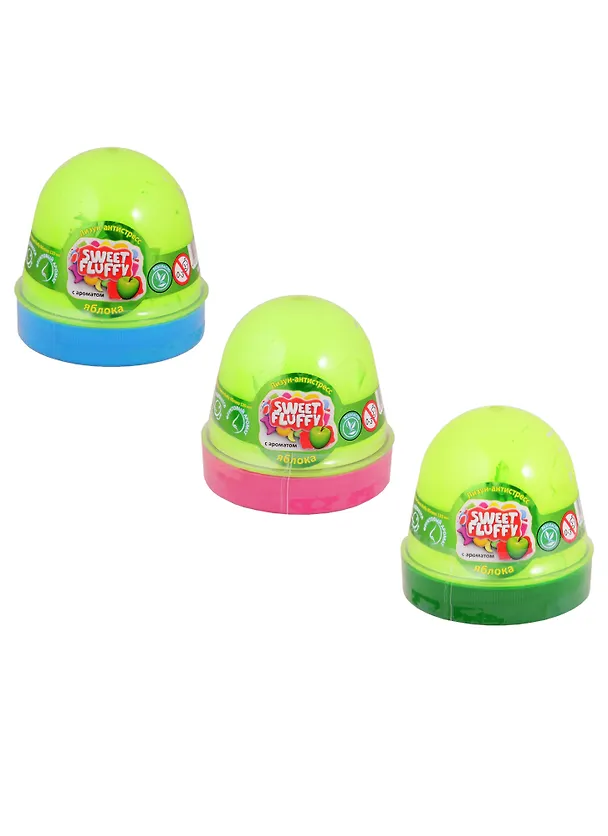 Лизун-антистресс TM Mr.Boo Sweet fluffy Яблоко 2787659 — 3