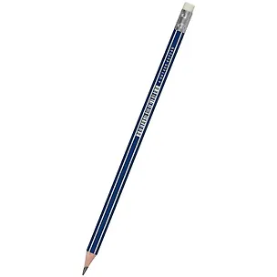 Карандаш Erich Krause, Grafica 101, чернографитный HB с ластиком 262292