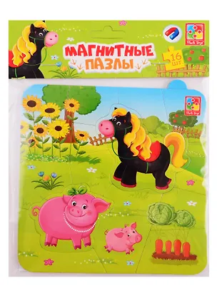 Магнитные пазлы Vladi Toys Ферма 2789810