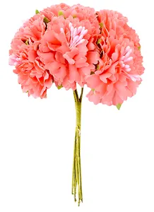Цветы для декорирования "Астра коралловая" (6 шт) (10 см)