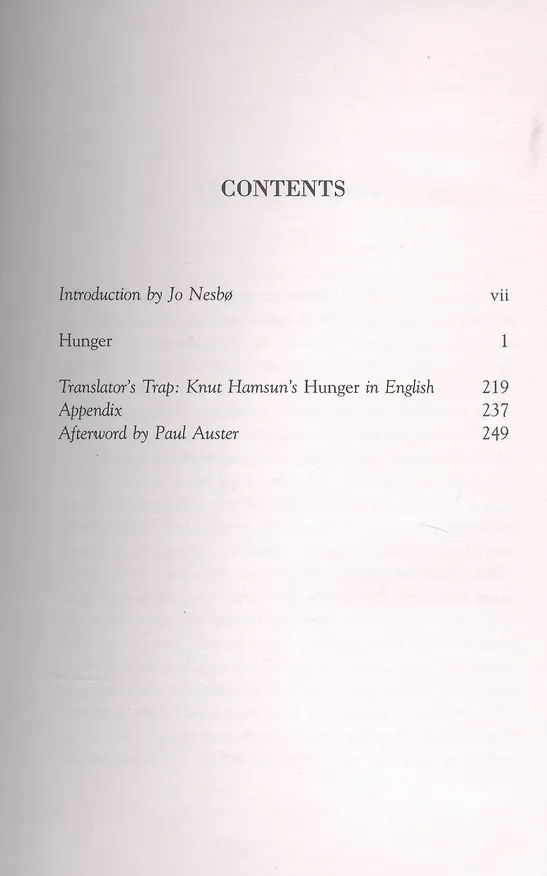 Книга Hunger (Knut Hamsun) — 2