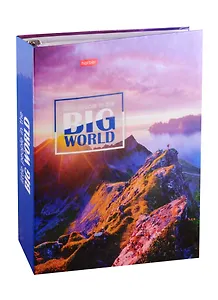 Тетрадь на кольцах в клетку Hatber, "Большой мир", 120 листов