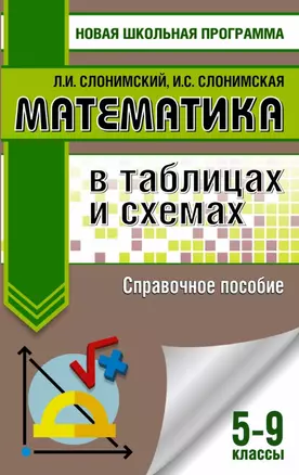 Математика в таблицах и схемах. 5-9 классы. Справочное пособие — 7746702 — 1