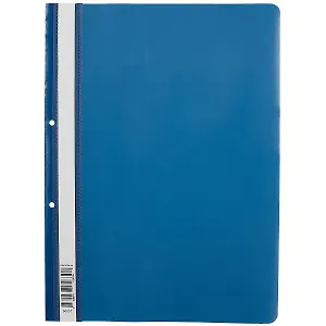 Папка-скоросшиватель А4 "Fizzy Classic" с перфорацией, пластик, синий, Erich Krause