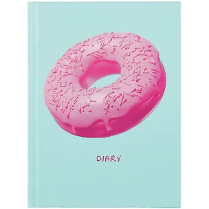 Ежедневник недат. А6 112л "Donut" 7БЦ, мат.лам, офсет 261106