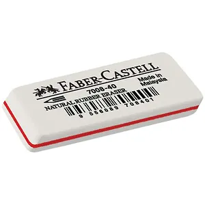 Ластик 7008 50х19х8мм, каучук, Faber-Castell