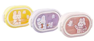 Ланч-бокс Кролик Kawaii 1000 мл (пластик) (20х13х7) 3045394