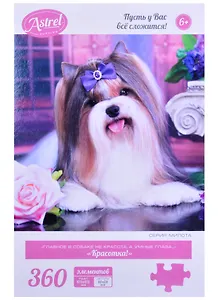 Пазл Астрель 360эл Красотка (475х475м) (деталь/40х28мм) 06441