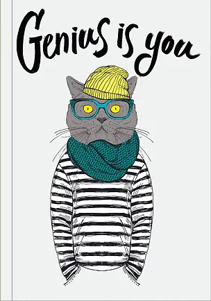 Genius is you (Блокнот для хипстеров) (твердый переплет, 136х206 мм) 330686