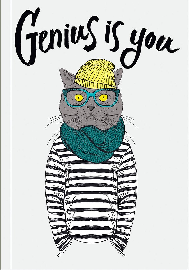 Книга для записей «Genius Is You», 136х206 мм, Эксмо 330686 — 1