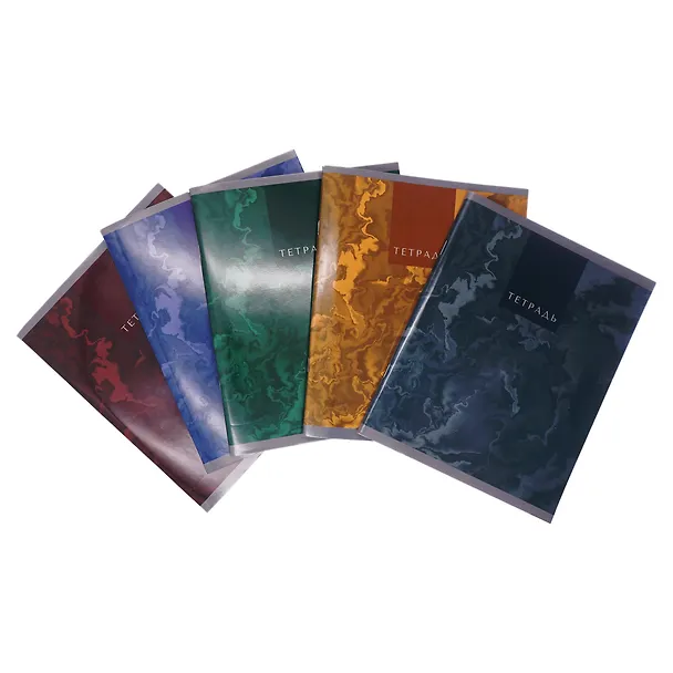 Тетрадь общая «Marble Color», 96 листов в клетку, А5, в ассортименте - Listoff 3149246 — 8