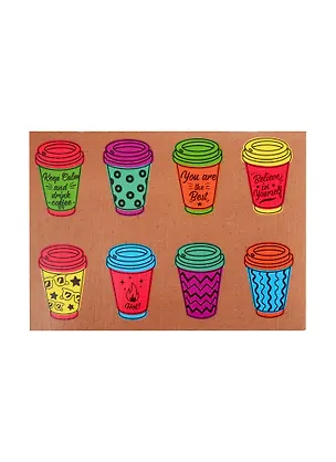 Записная книжка А6 32л "КОФЕ" для записи доходов и расходов, мягк.переплет, скоба, ПВХ-конверт 256591