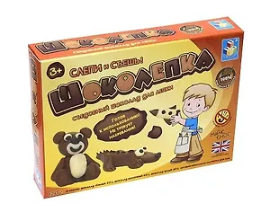 Шоколепка Съедобный шоколад для лепки (3+) (Т54730) (коробка)