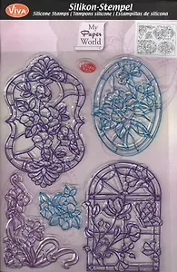 Штамп силиконовый Viva-Silikon-Stempel Tiffany/окно (400308700) (упаковка)