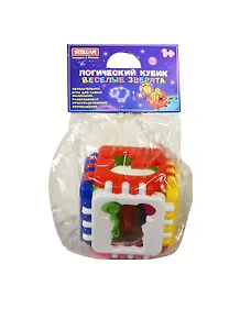 Логический кубик Веселые зверята (114655) (01326) (Stellar) (1+) (упаковка)